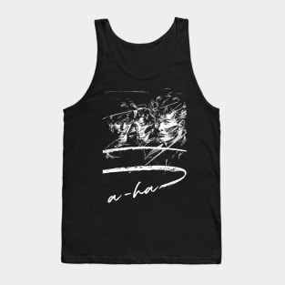 Vintage Styled /  80s A-Ha Design Tank Top